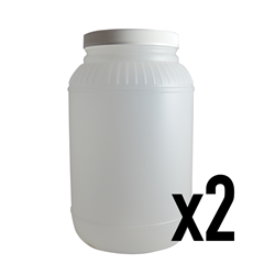 5 lb. Empty Container (2 pack) 5 lb Empty Container, bottle, bottles