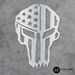 American Flag Punisher Skull - PSKULL-10-G