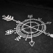 Arrows and Compass - ARW-CMPS-18-G