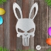 Bunny Punisher Skull - BP-SKULL-12-G