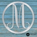 Custom Curly Monogram Sign - CL-MONOSIGN-18-G-NI