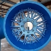 Dormant Sparkle Light Blue with Matte Clear Coat