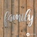 Family Lettering - FMLY-LETTER-10-G