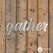 Gather Lettering - GTHR-LETTER-10-G