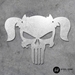 Girl Punisher Skull - GPUNISH-10-G