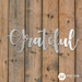 Grateful Lettering - G-LETTER-12-G