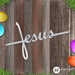 Jesus Cross Lettering - JESUSCROSS-12-G