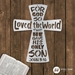 John 3:16 Cross - JCROSS-18-G