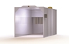 8'w x 8'h x 16'l Spray Booth kool koat, powder coating, spray booth, powder booth, powder coating booth, kool koat booth, 886, 8x8x6