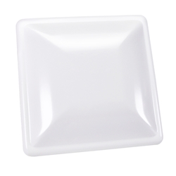 Satin White Polyester Satin, White, TGIC