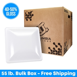 Semi-Gloss White mid, medium, snow, white, light, semi, semi-gloss, semigloss, affordable, low-cost, cheap, bulk, box, 55, 55lbs, fifty, fifty-five, five