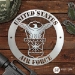 US Air Force Crest - Circle - USAF-CREST-C-10-G
