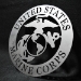 US Marines Crest - M-CREST-10-G