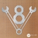 V8 Sign - V8SIGN-10-G