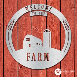 Welcome to the Farm Welcome to the Farm, welcome, farm, metal, art