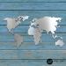 World Map Sign - W-MAP2-36-G