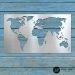 World Map - Rectangle Panel - W-MAP-36-G